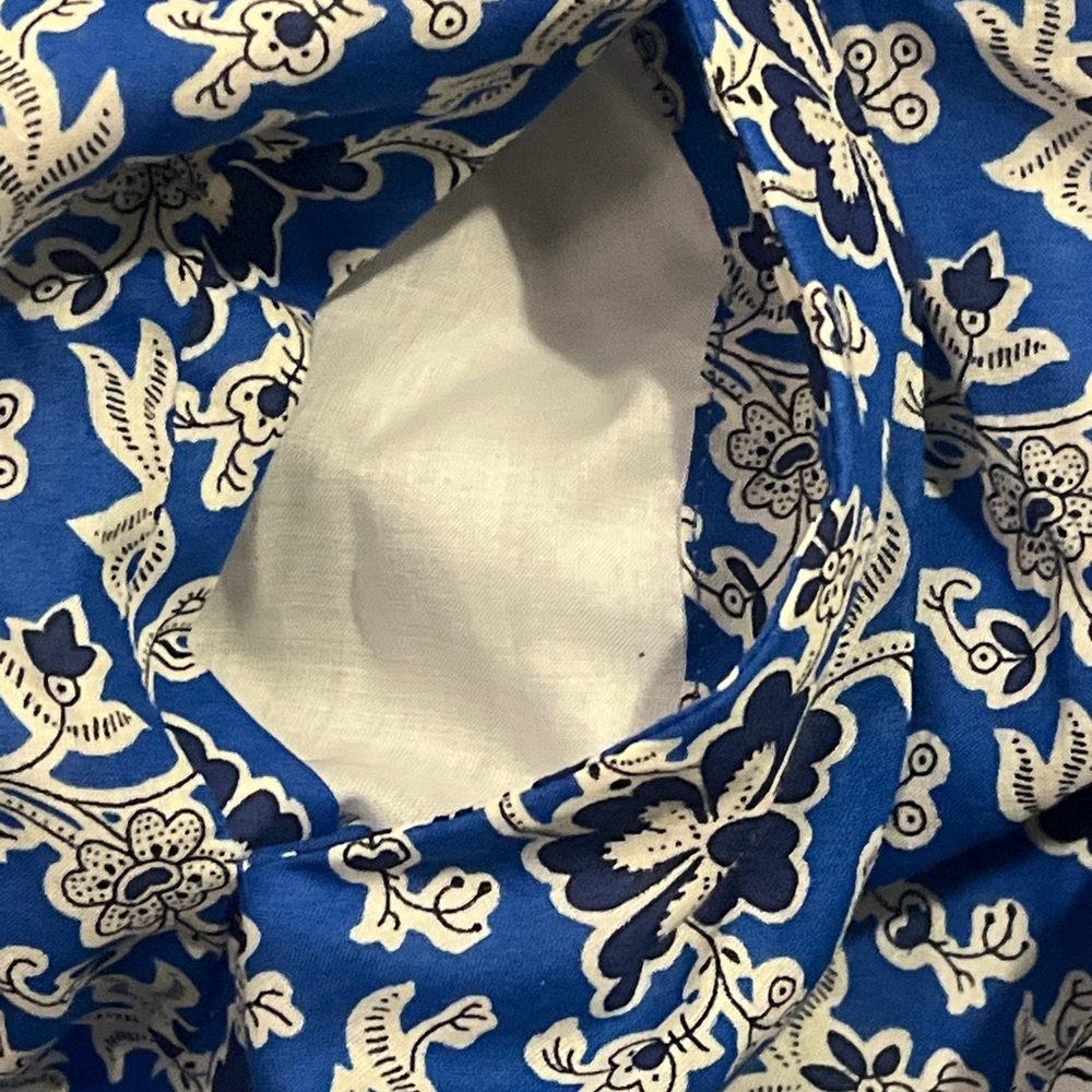 J. Crew Blue Floral Midi Dress - Picture 9 of 16